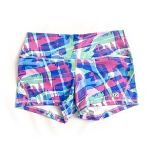 FLEO Women's Multicolor Athletic Shorts